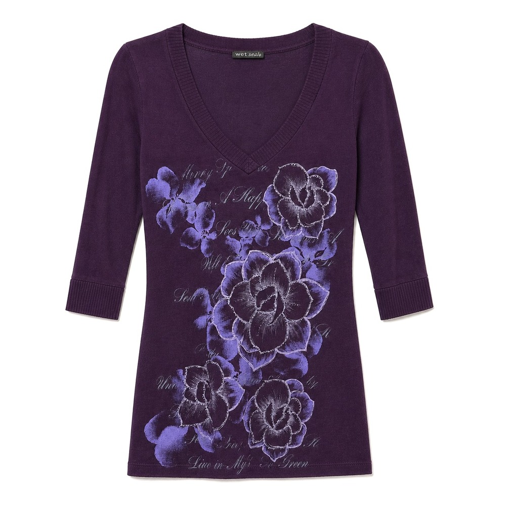 Y2K Wet Seal Whimsigoth Floral Top Womens Small Indie Sleaze Fairy Grunge Baddie